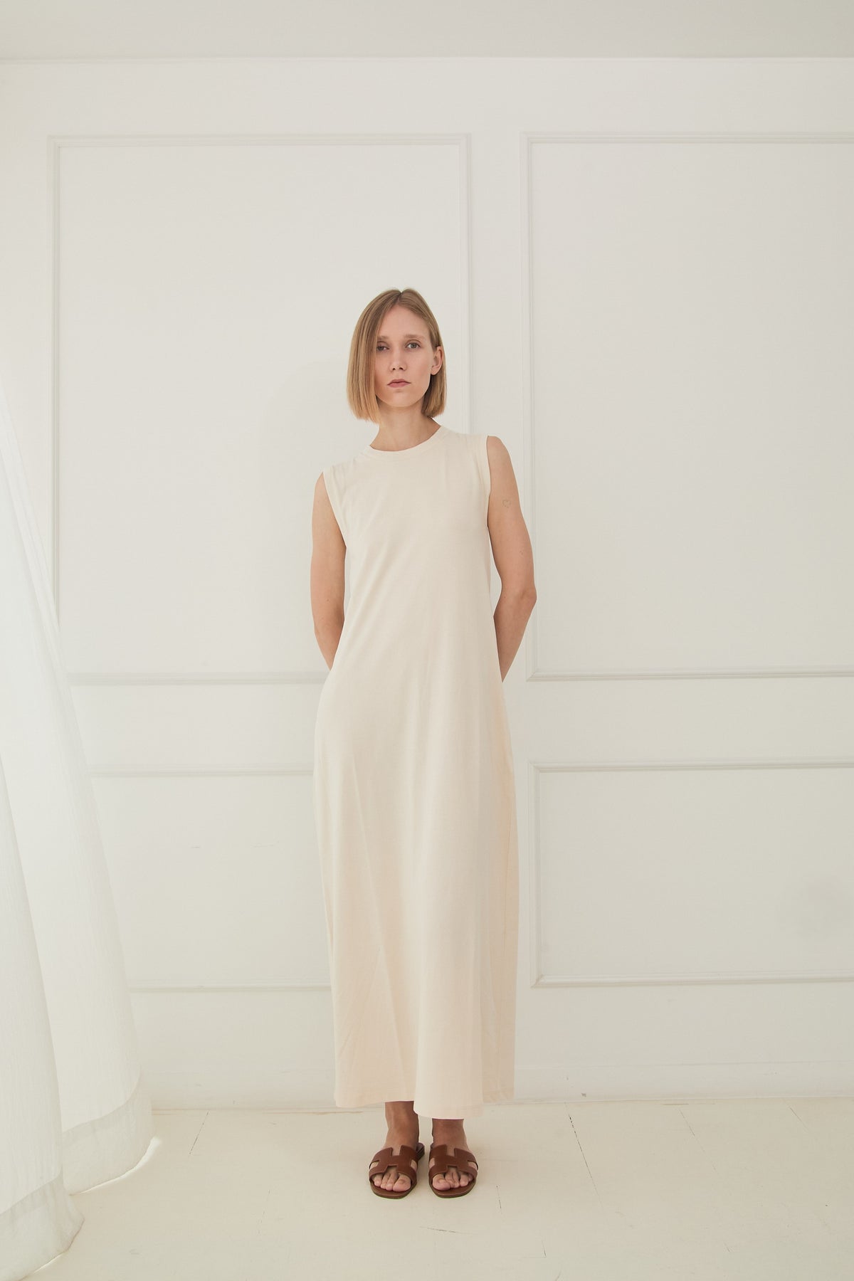 MAXI VESTIDO LORE  100%ALGODÓN PIMA