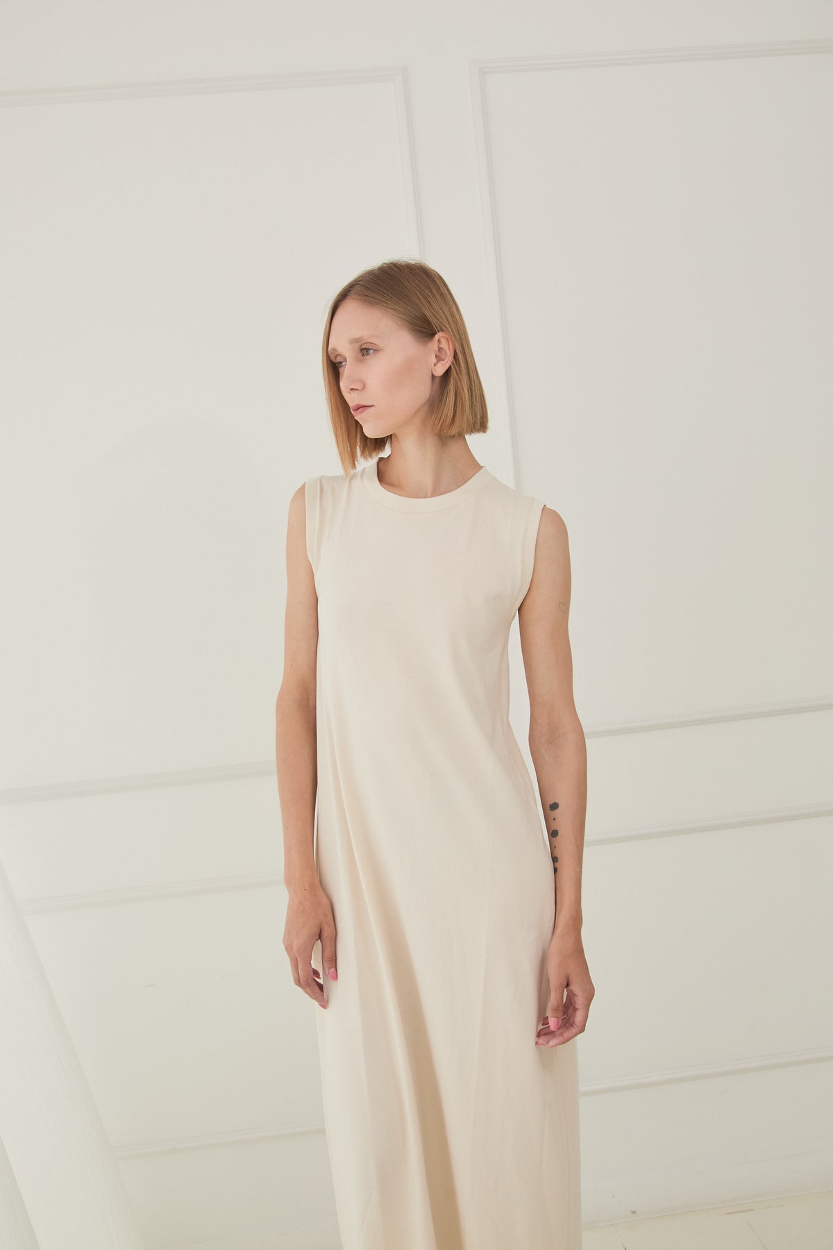 MAXI VESTIDO LORE  100%ALGODÓN PIMA
