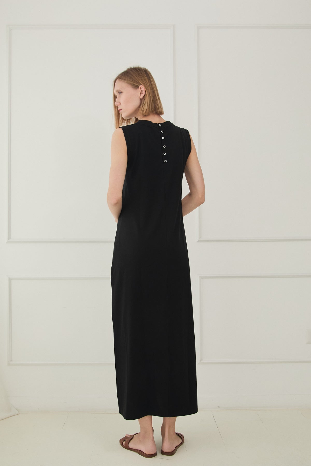 MAXI VESTIDO LORE  100%ALGODÓN PIMA