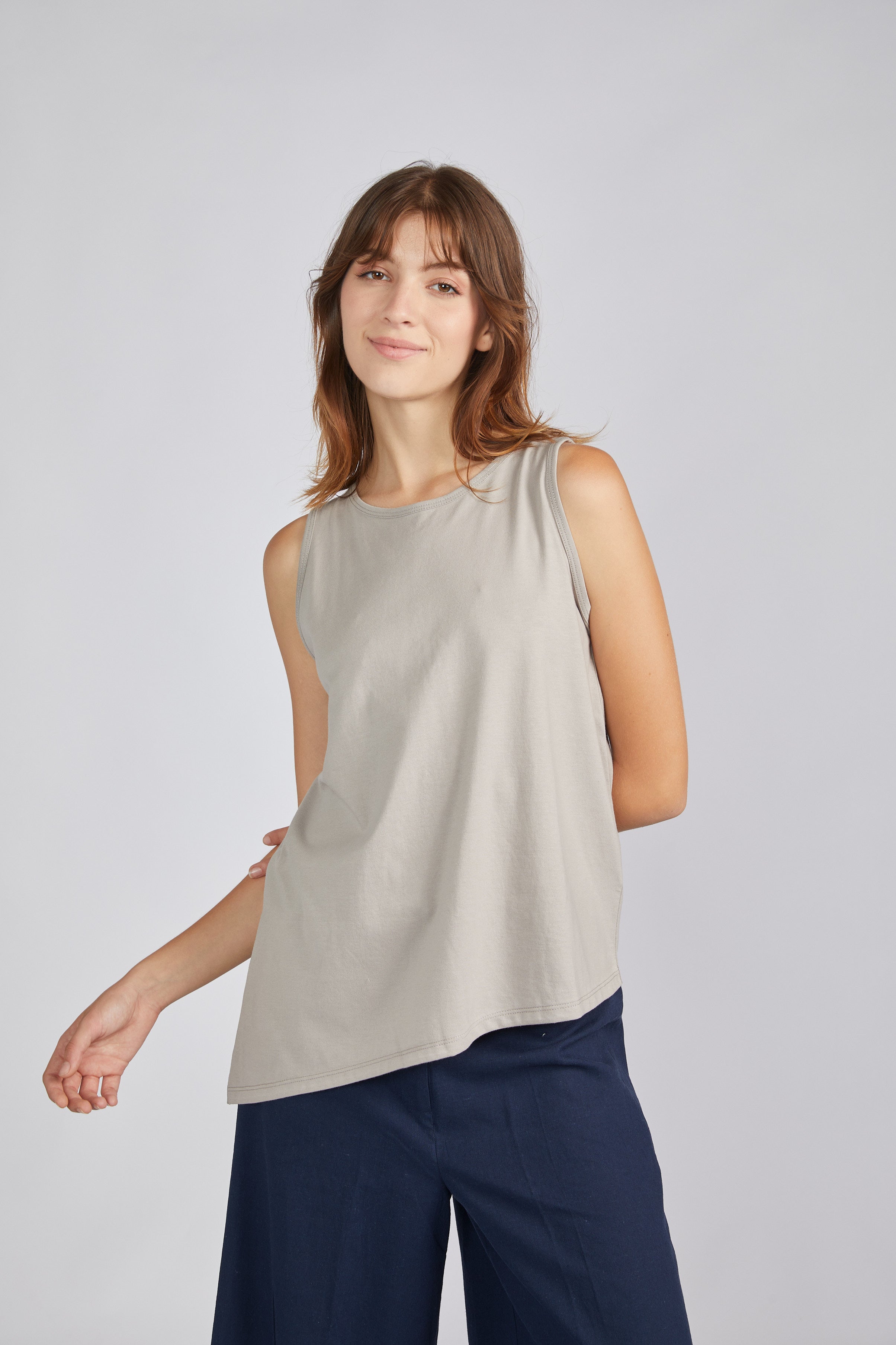 Tank top Asimétrico Miranda pima
