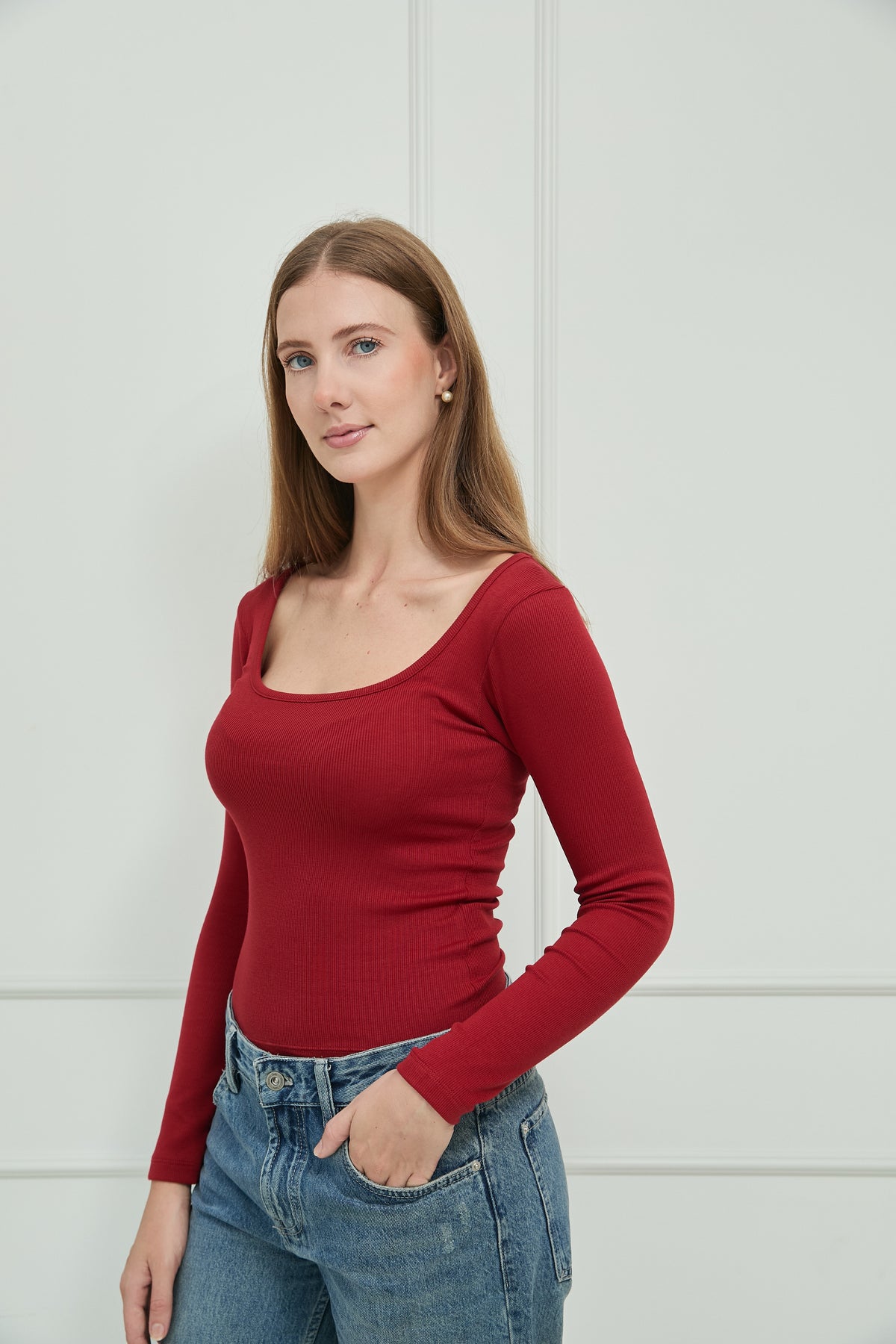 POLO ANTONIA RIB PIMA CON ESCOTE
